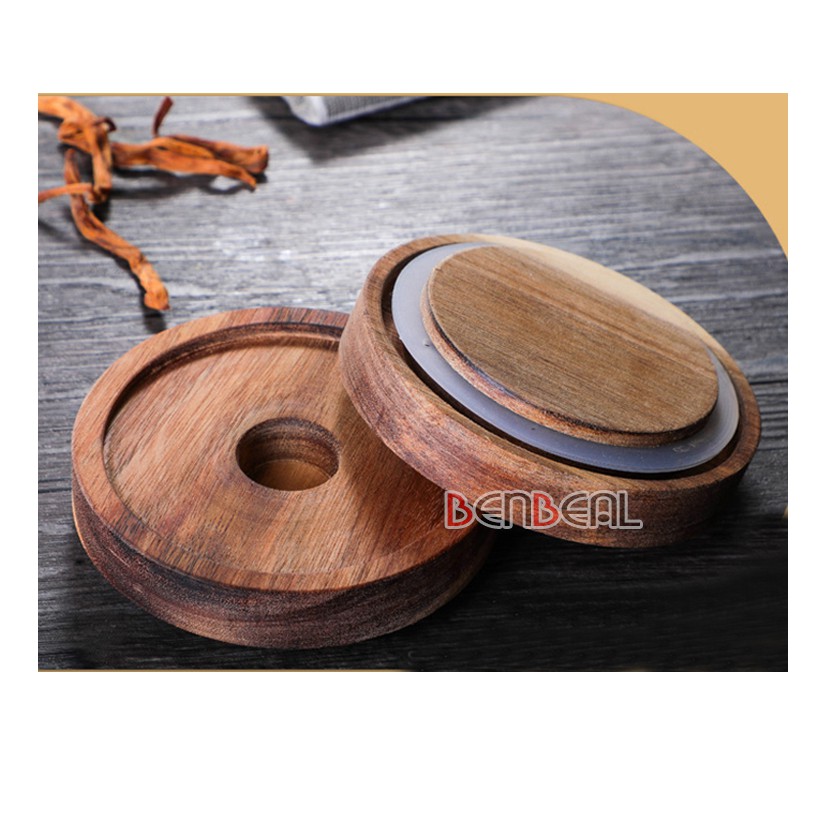 Hũ Thủy Tinh Nắp Gỗ Đục Lỗ, Lọ Thủy Tinh, Hộp Thủy Tinh Nắp Gỗ Cao Cấp 280ml 500ml 800ml 1000ml 1300ml 1600ml
