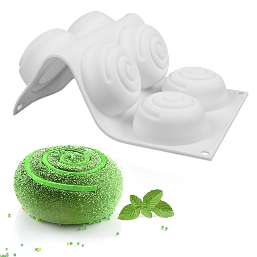 AUGUSTINA Khuôn Silicone Làm Bánh Tạo Hình 3D Độc Đáo Tiện Dụng