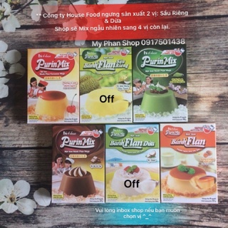[Mã GROSALE2703 giảm 8% đơn 250K] Combo 06 hộp Bột làm bánh Flan Purin Mix (EXP: 19-20/10/2022)