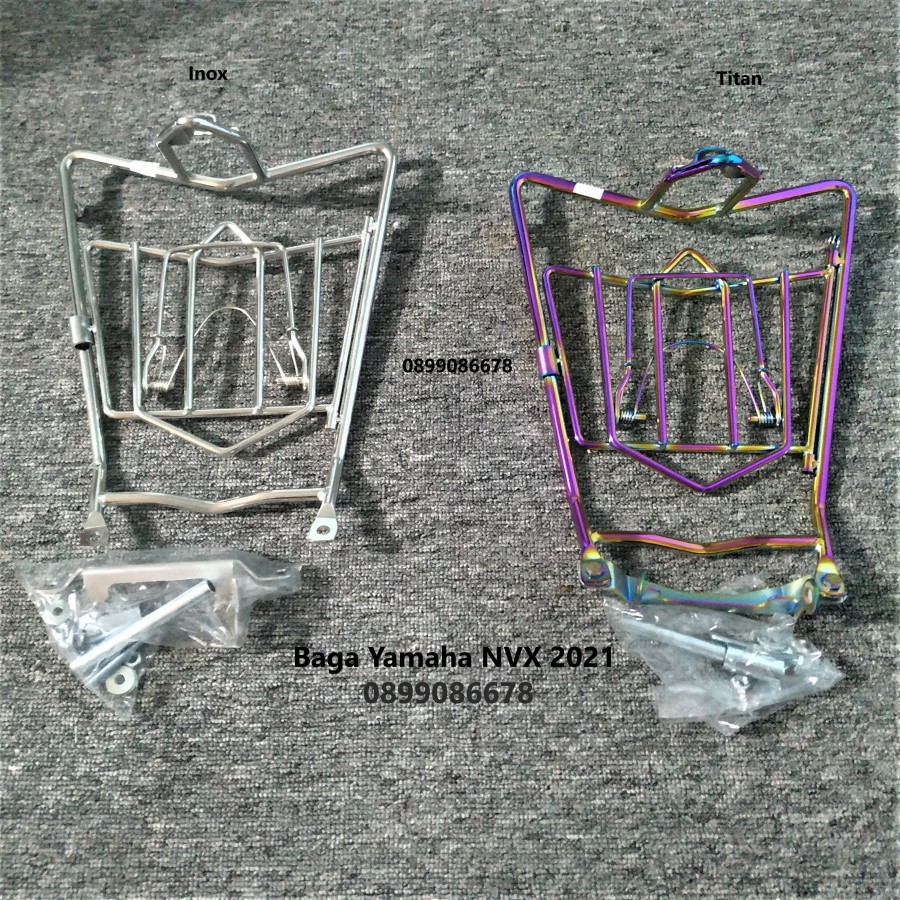 Combo Full Bộ Phụ Kiện Ốp Yamaha NVX V2 2021 Crom, Chrome - Đồ Chơi, Trang Trí, Bảo Vệ Xe Máy