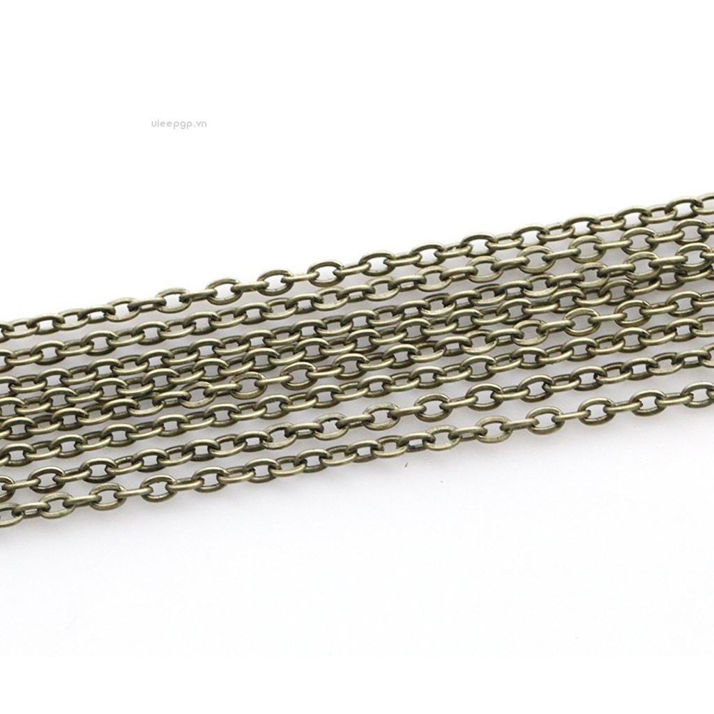 Uieepgp Dây Cáp Kim Loại Dạng Hở Mạ Vàng Bạc Dài 5m 4 Màu Sắc Để Tìm Trang Sức