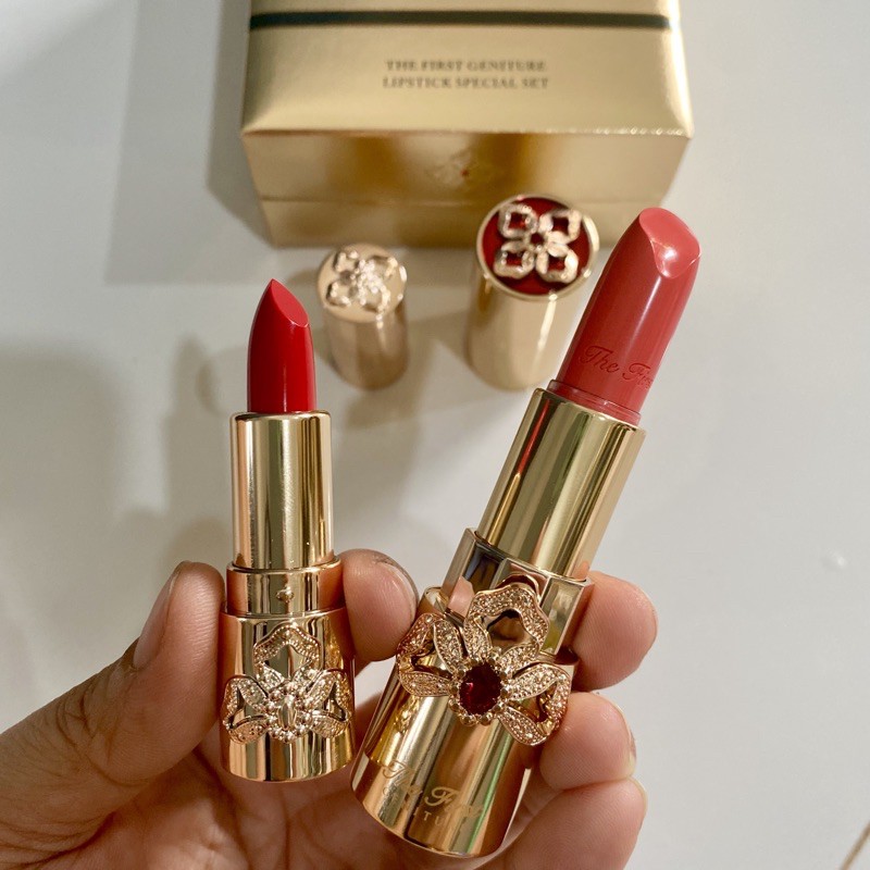 _ SET SON OHUI THE FIRST MÀU HỒNG CAM TẶNG MINI RED