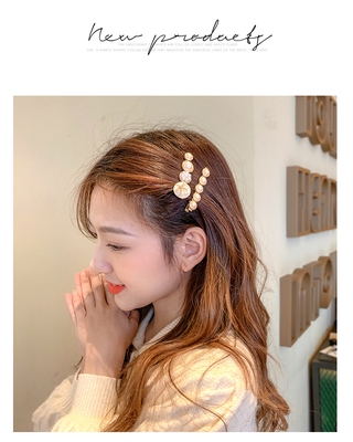 Bộ 5 mảnh Set Kẹp Tóc Đính Đá Phong Cách Hàn Quốc Cho Nữ