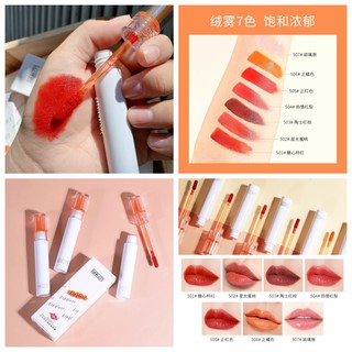 Son kem lì WodWod Velvet Lip Glaze nắp trong
