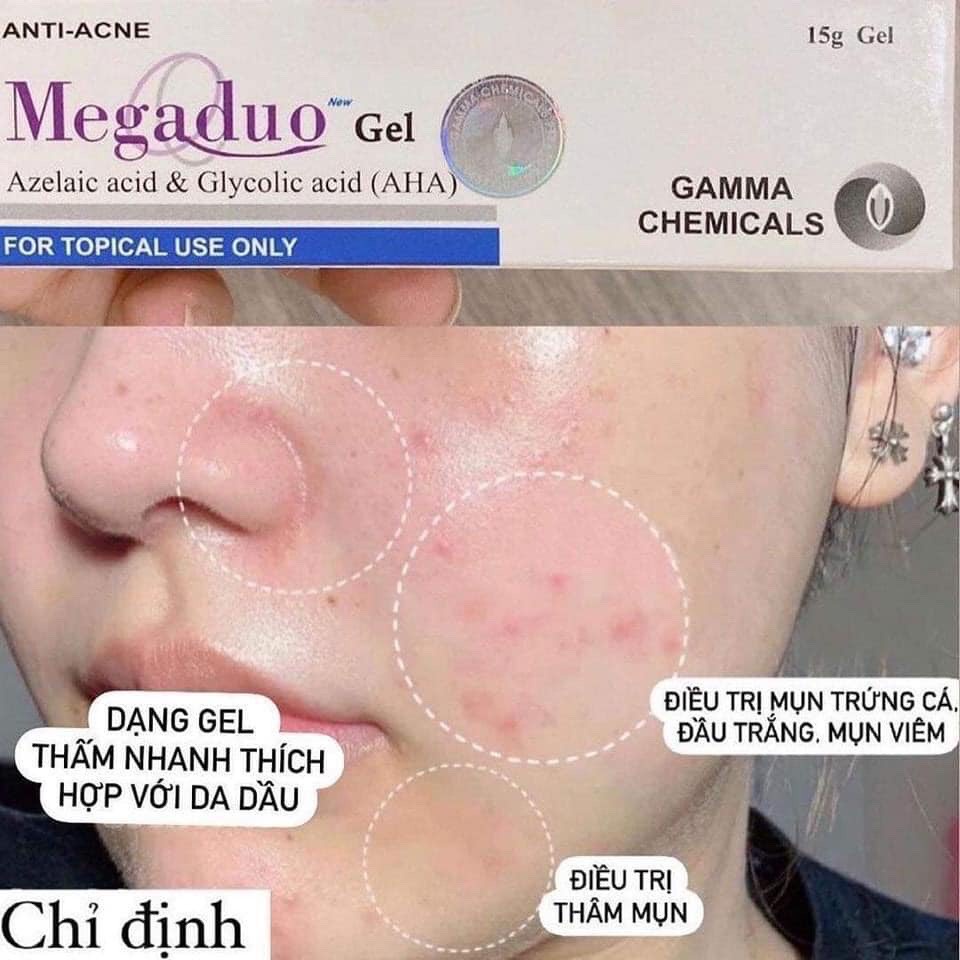 Gel Giảm Mụn thâm MegaDou Gel AHA 15g | BigBuy360 - bigbuy360.vn