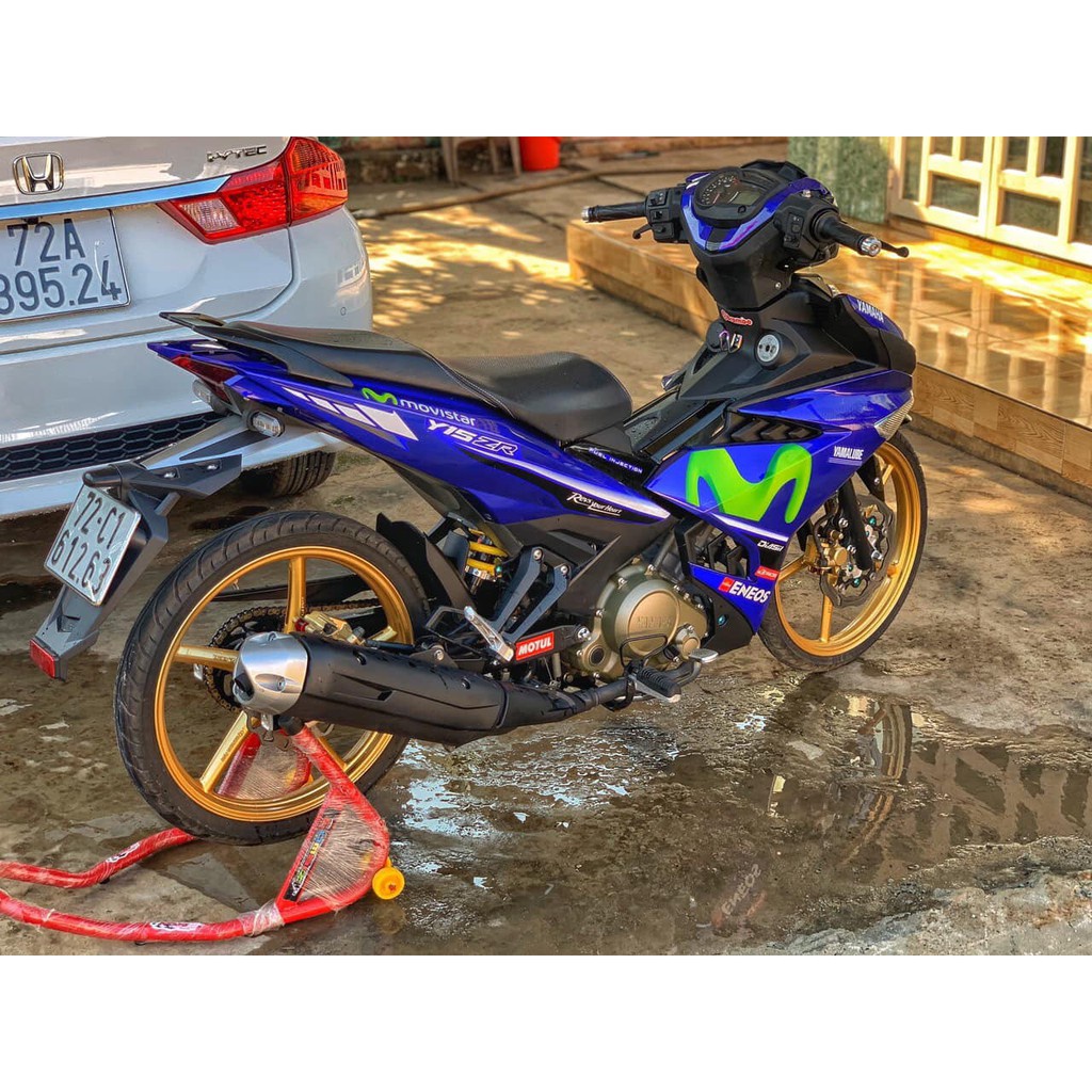 Tem trùm exciter 150 ♦FREESHIP♦ xanh gp movistar, độ team xe dán đời 2015-2020