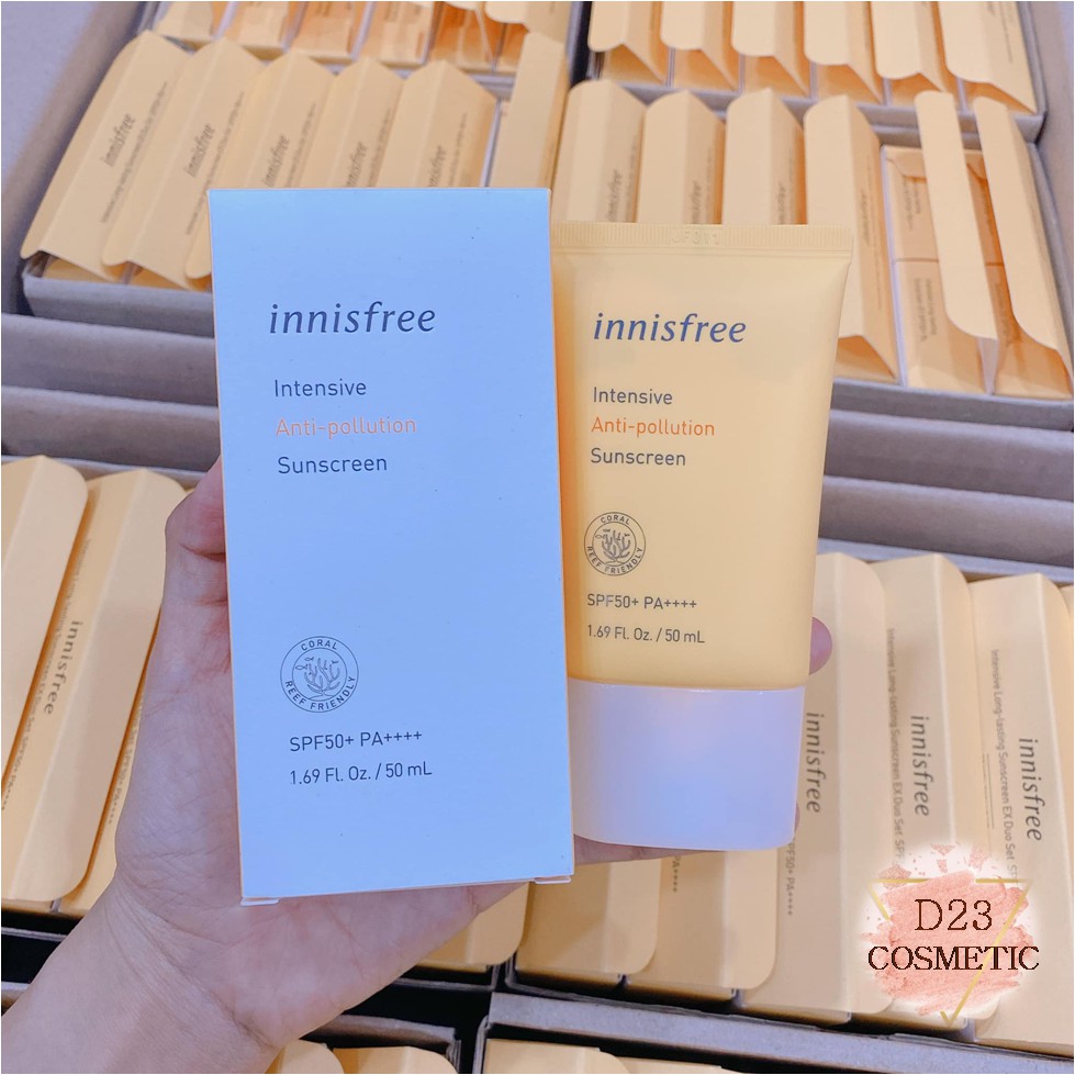 (Kem chống nắng Hàn Quốc)🔆Innisfree Intensive Anti-pollution Sunscreen SPF50+ PA++++🔆