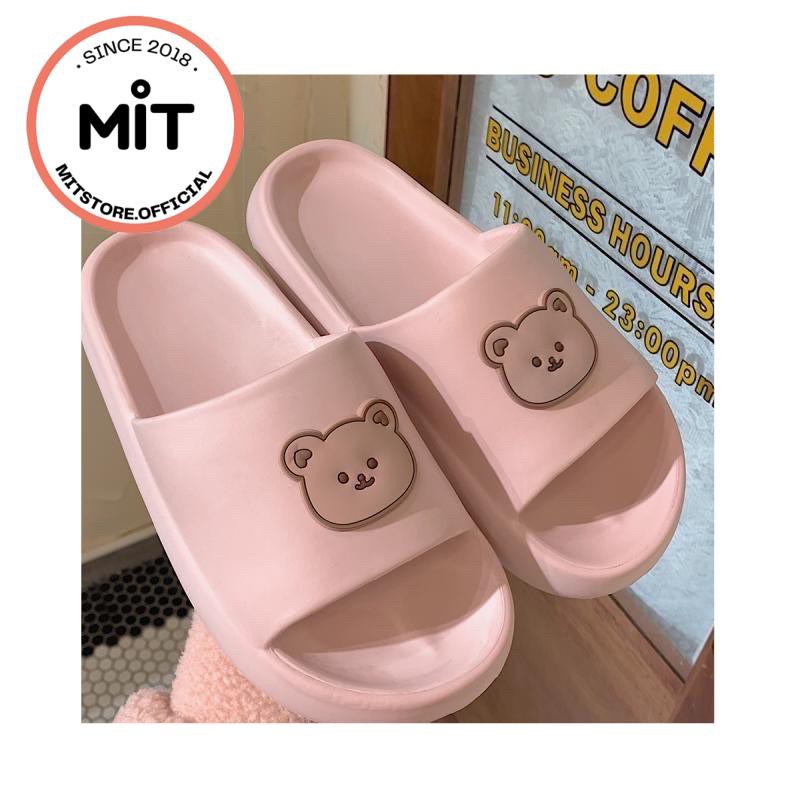 dép gấu cute 3 màu fullsize 35-40 (kèm video shop quay)