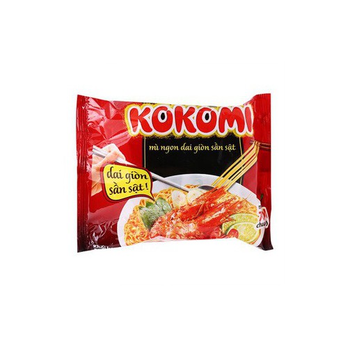Thùng 30 gói x 65g Mì Tôm Kokomi Tôm chua cay