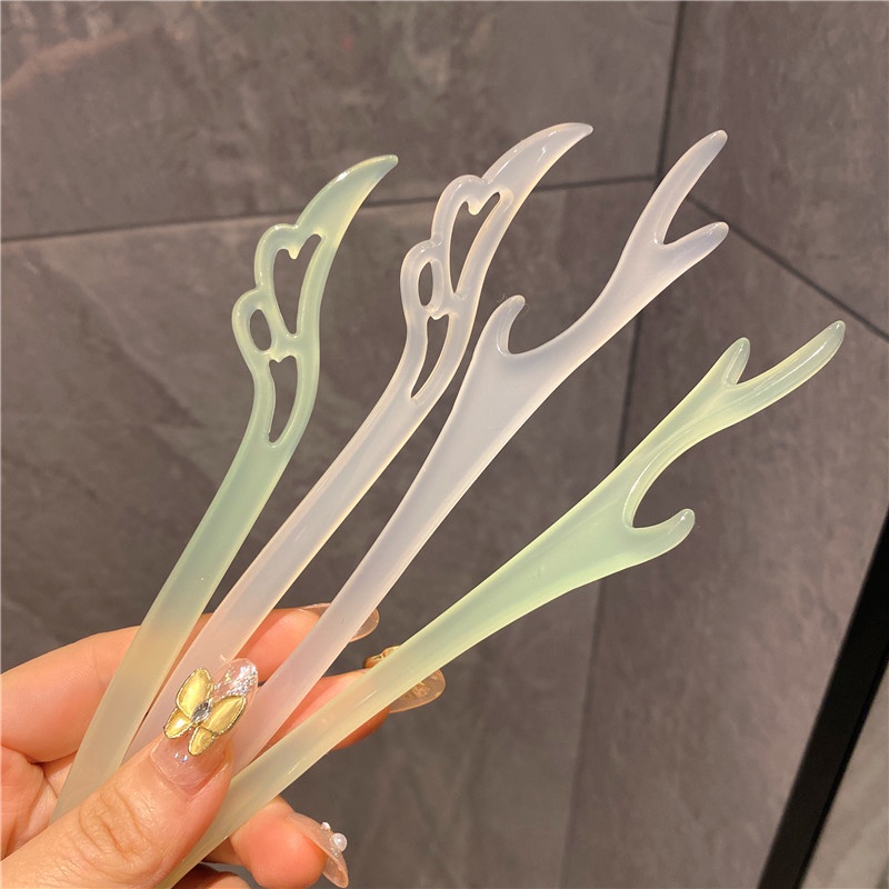 Trâm Cài Tóc Nhựa Resin Đơn Giản Thời Trang Trung Hoa Cho Nữ