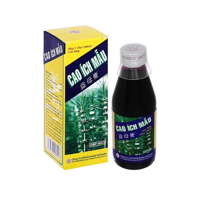 Cao - Viên Ích Mẫu Điều Hòa Kinh Nguyệt Và Đau Bụng Kinh