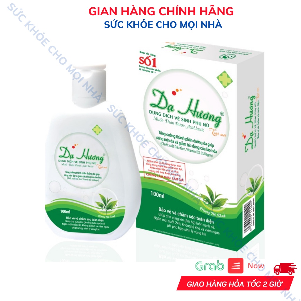 Dung Dịch Vệ Sinh Dạ Hương Trà Xanh Tươi Mát.Chai 100ml