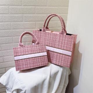 Túi Xách Nữ Vải Lanh Kích Cỡ Lớn Phong Cách Vintage Hàn Quốc 2020