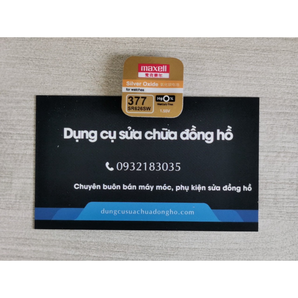 Pin Maxell SR626SW - 626 - 377  Pin Đồng Hồ Đeo Tay Chính Hãng