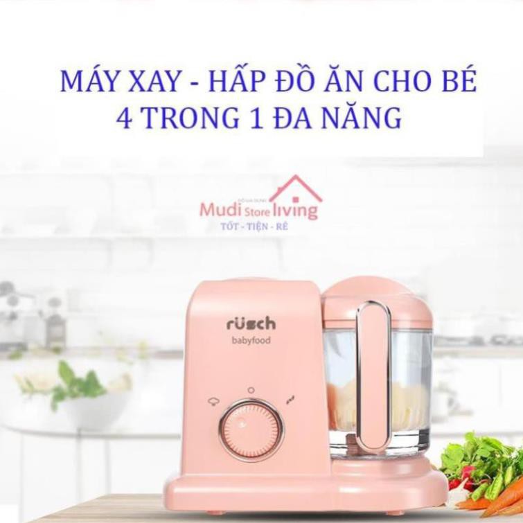 Máy Xay Hấp Đồ Ăn Dặm Đa Năng 4 Trong 1 Chính Hãng RUSCH Bảo Hành 6 Tháng