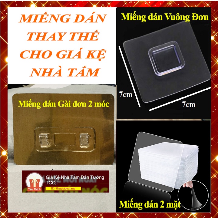 (++Xu) 1 miếng dán thay thế - mua dự phòng mới cho thanh treo các loại (TGQT)