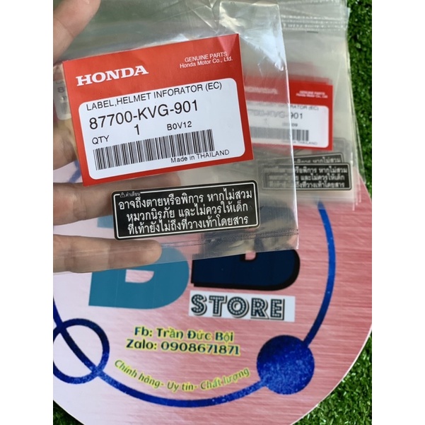 TEM BỢ CỔ HONDA MADE IN THÁI LAN CHÍNH HÃNG