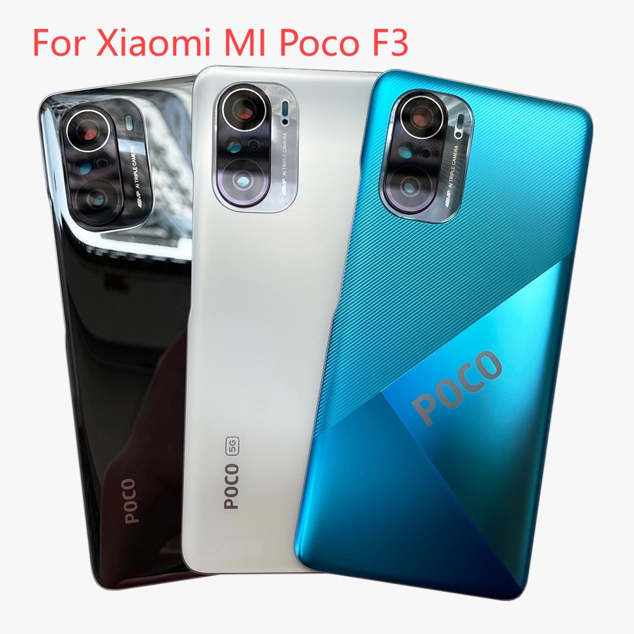 Nắp Lưng Điện Thoại Bằng Kính Thay Thế Chuyên Dụng Cho Xiaomi MI Poco F3 M2012K11