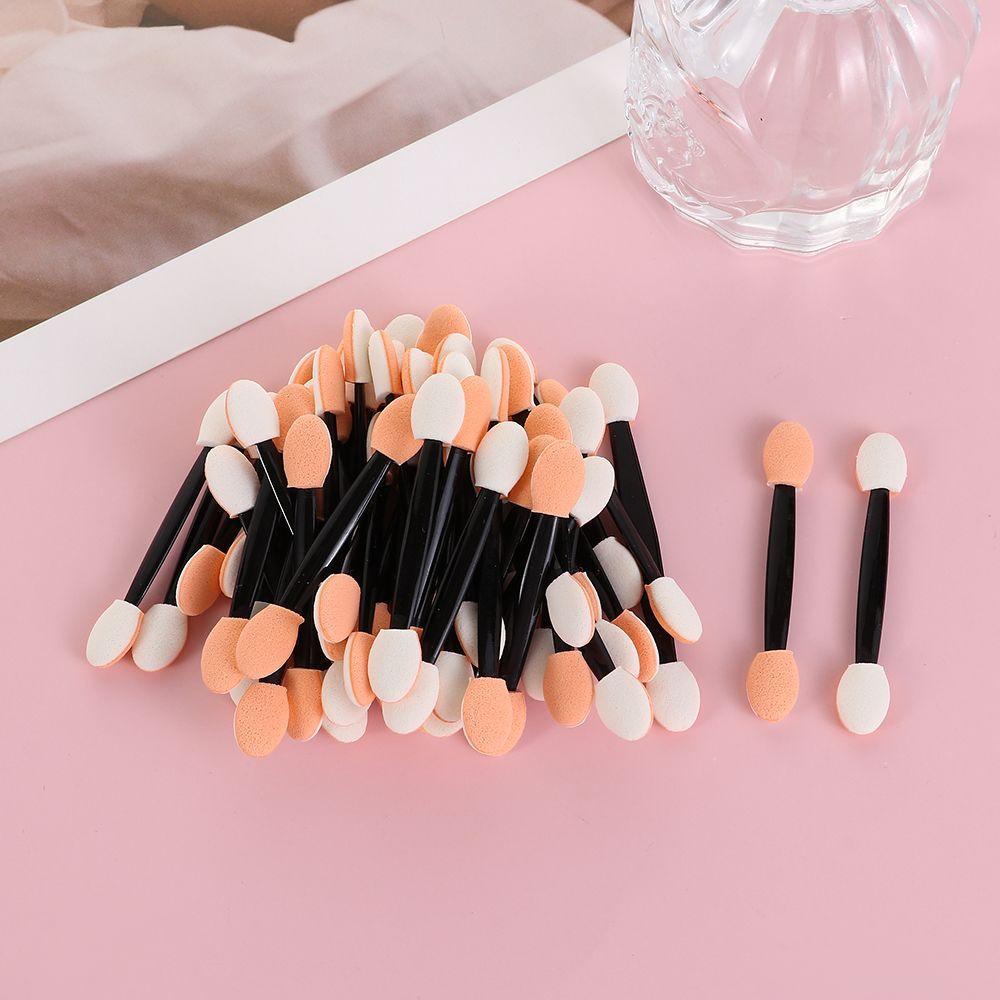 Bộ 50 Cọ Trang Điểm Mắt Hai Đầu Bằng Nylon