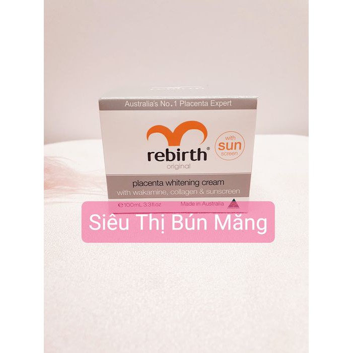 Rebirth Placenta Whitening Cream Kem dưỡng da nhau cừu trắng da chống nắng