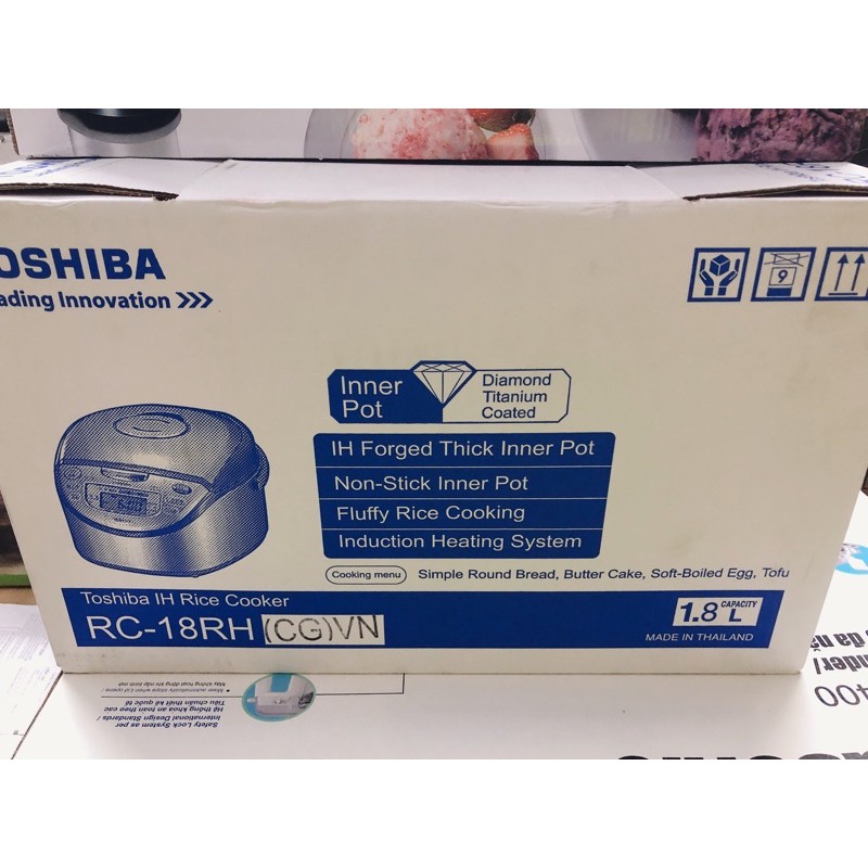 Nồi cơm điện cao tần Toshiba 1.8 lít RC-18RH(CG)VN