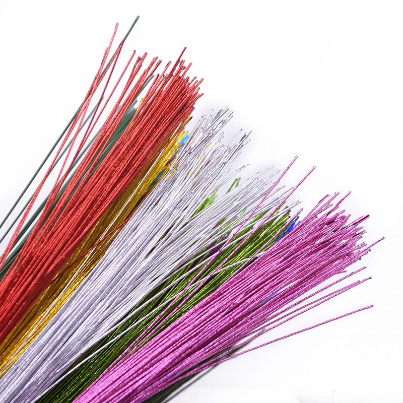 Cuộn Dây Sắt 80cm 0.6mm Nhiều Màu Dùng Làm Đồ Thủ Công Tiện Dụng