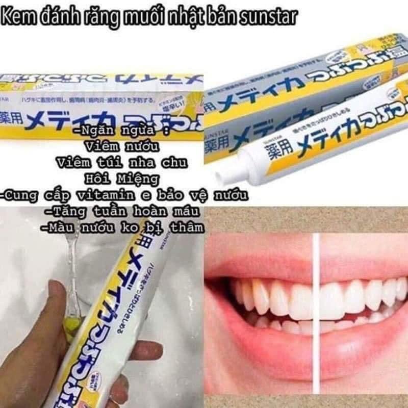 Kem đánh răng Sunstar Nhật ⚡ CAM KẾT CHÍNH HÃNG ⚡ Kem đánh răng muối biển tự nhiên ngăn ngừa sâu răng, hơi thở thơm mát