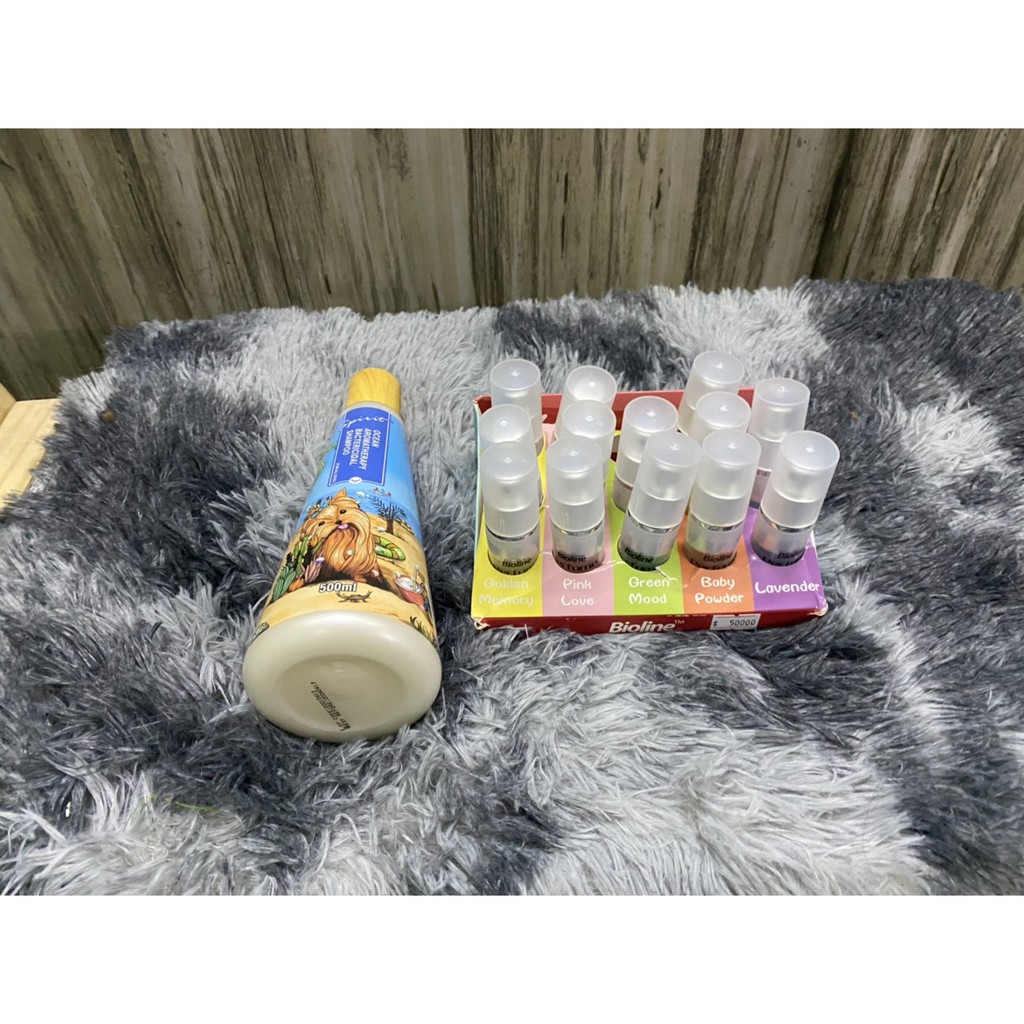 (GÒ VẤP) COMBO THƠM LÂU cho thú cưng, chó mèo (1 sữa tắm mượt lông + nước hoa)