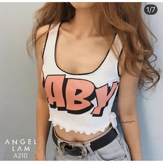 ÁO THUN GÂN BA LỖ CROPTOP IN CHẤT CO GIÃN