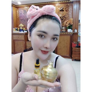 combo kem nhân sâm & serum c