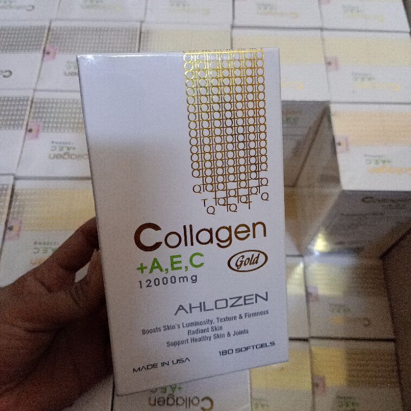 Viên uống Collagen AEC Ahlozen Gold 12000mg