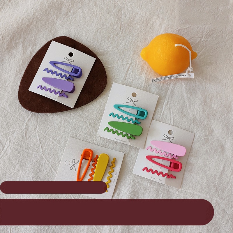 Set 4 kẹp tóc cùng tone màu - UniLabel