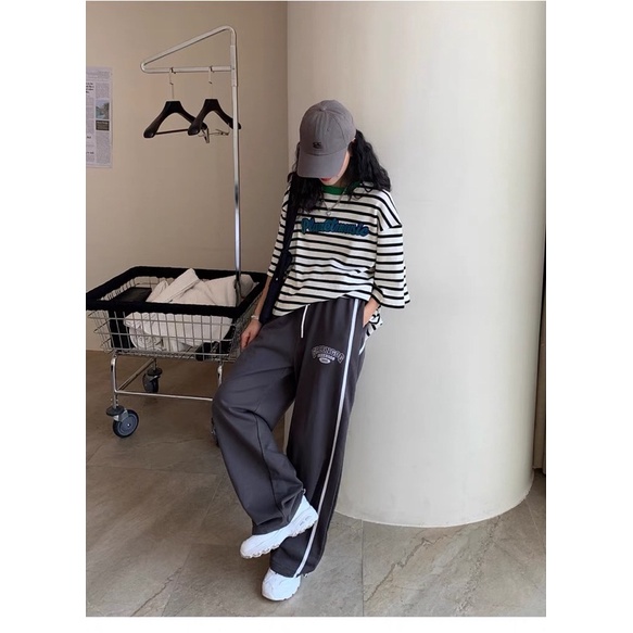 Áo Thun Cotton PLANET trắng phối xanh Unisex (Ảnh Thật/Có Sẵn) | BigBuy360 - bigbuy360.vn