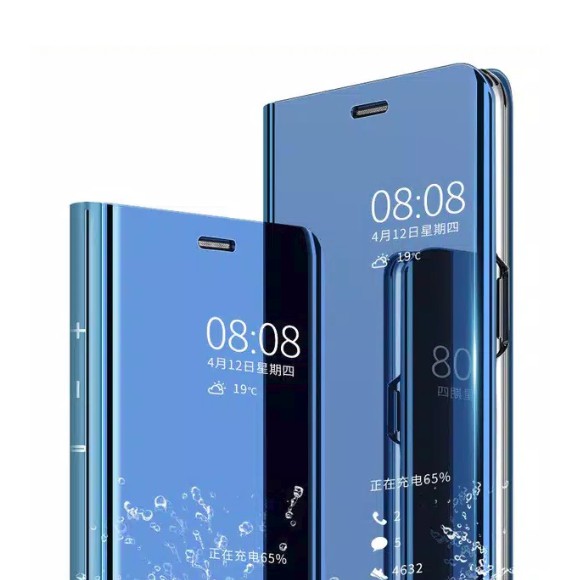 Bao Da Điện Thoại Nắp Lật Trong Suốt Cho Xiaomi Poco F1 Mi Mix 2 5 + Note 5 Pro Note 6 Pro K20 7