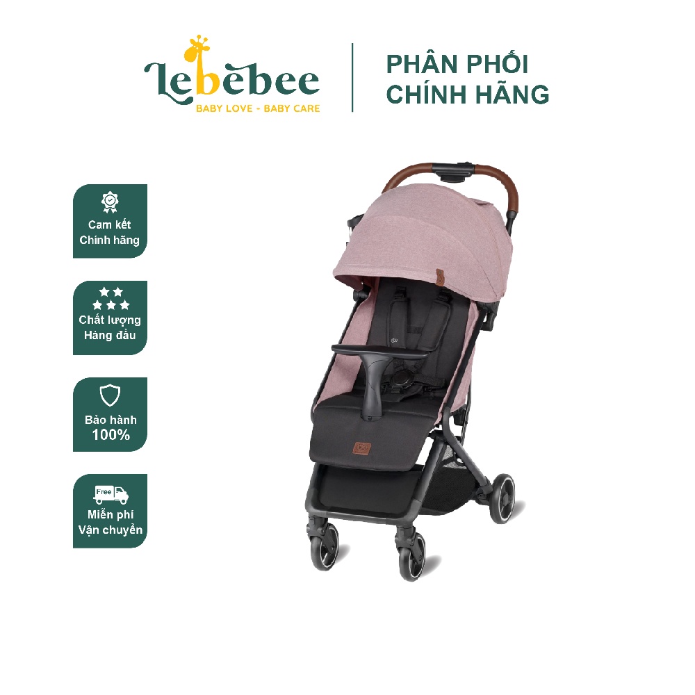 Xe đẩy cho bé từ sơ sinh, bằng thép, bọc vải Nubi Kinderkraft