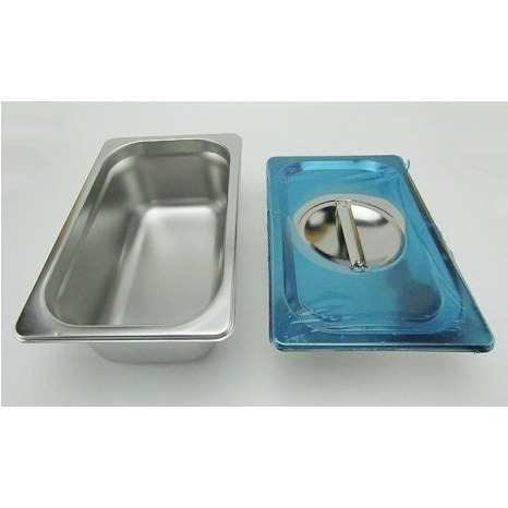 Nắp khay đựng thực phẩm, đựng thạch topping inox