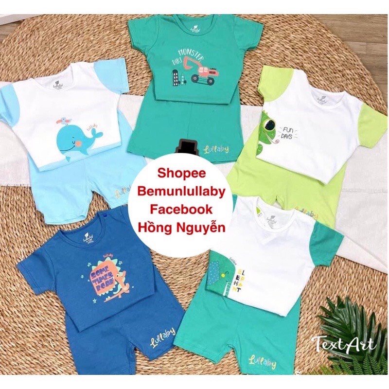 Bộ Cộc tay bé trai cotton NH301M (Sz 6m-4y)