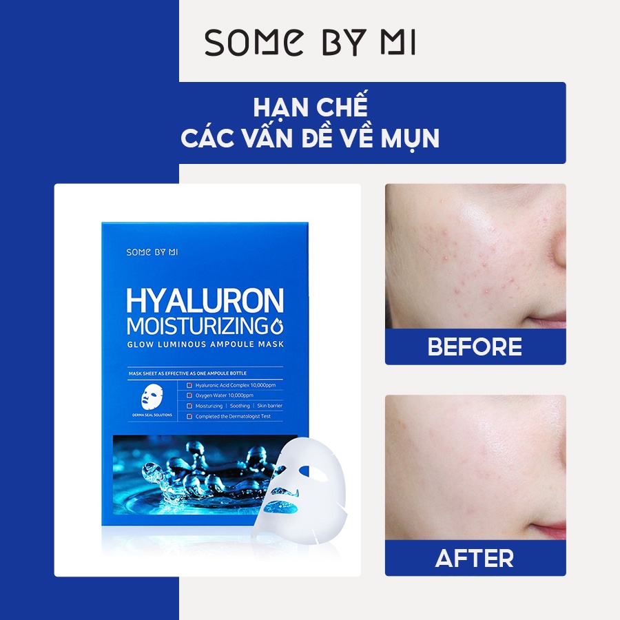 Mặt Nạ Giấy Giúp Cấp Nước Some By Mi Hyaluron Moisturing Sheet Mask 25g