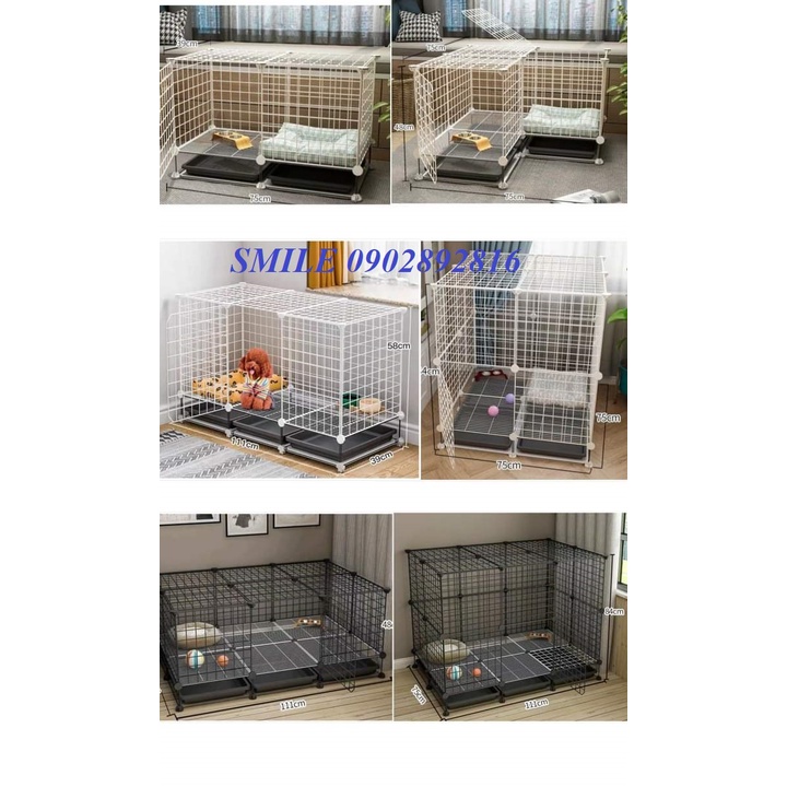 NHIỀU MÀU COMBO CHUỒNG,NHÀ,LỒNG, QUÂY LƯỚI LẮP GHÉP SƠN TĨNH ĐIỆN CHO THÚ CƯNG TIỆN LỢI