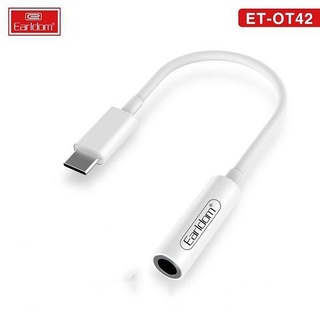 Jack chuyển đổi type c sang cổng 3.5mm earldom et - ot42- hàng chính hãng