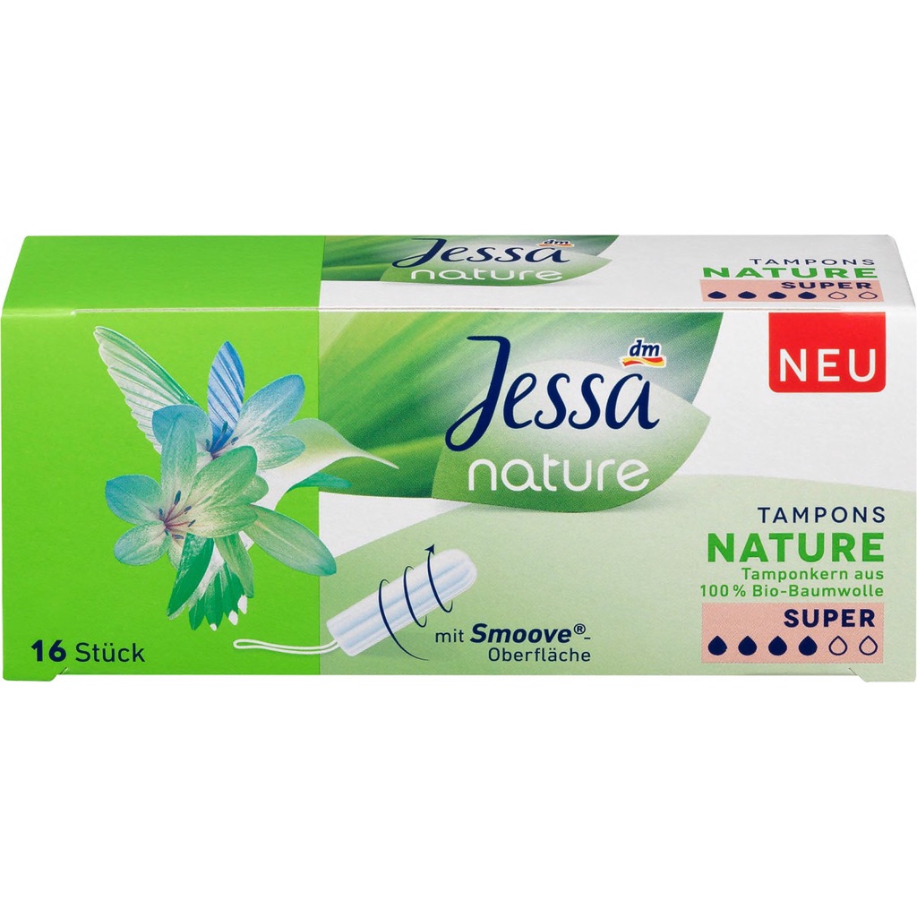 Băng vệ sinh Tampon Jessa Đức đủ size