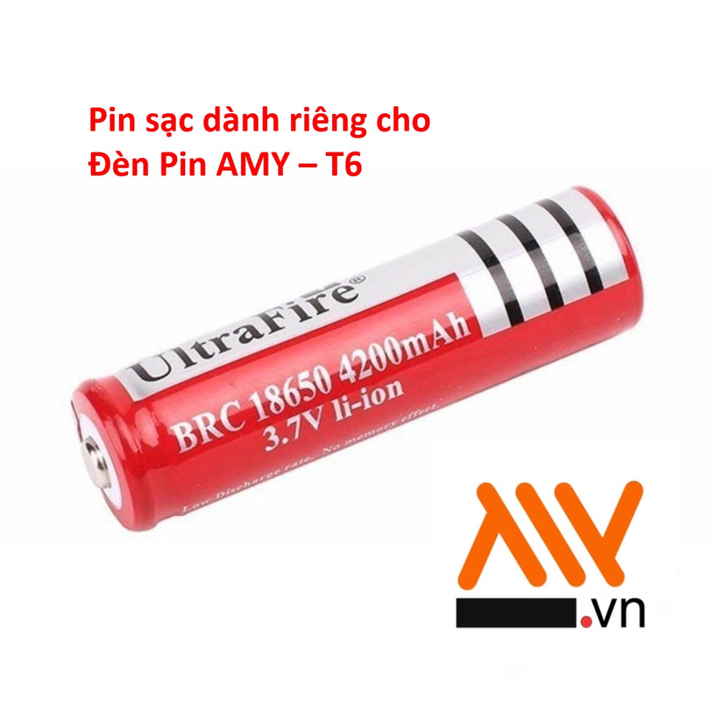 Đèn pin Police T6 MỚI siêu sáng Tặng Bộ sạc và pin sạc - BH 1 ĐỔI 1