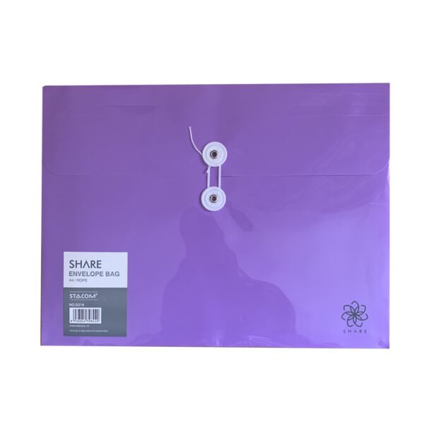 Túi đựng hồ sơ 1 ngăn mở rộng khổ A4 STACOM - D214
