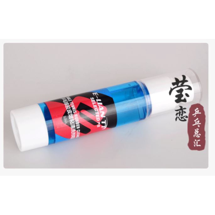 Combo Mút lau mặt vợt bóng bàn Elian - Winion đỏ đen và chai xịt phục hồi mặt vợt ELIAN