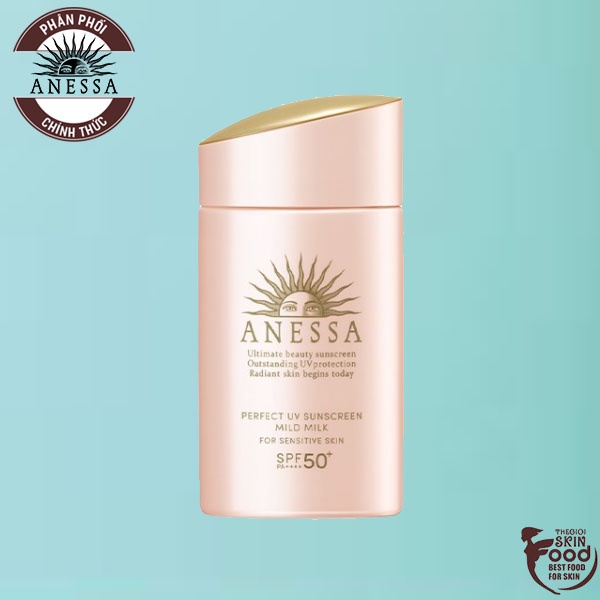 Kem Chống Nắng Dạng Sữa Chống Trôi, Dưỡng Ẩm Dịu Nhẹ Anessa Perfect UV Sunscreen Skincare Milk SPF50+/PA++++