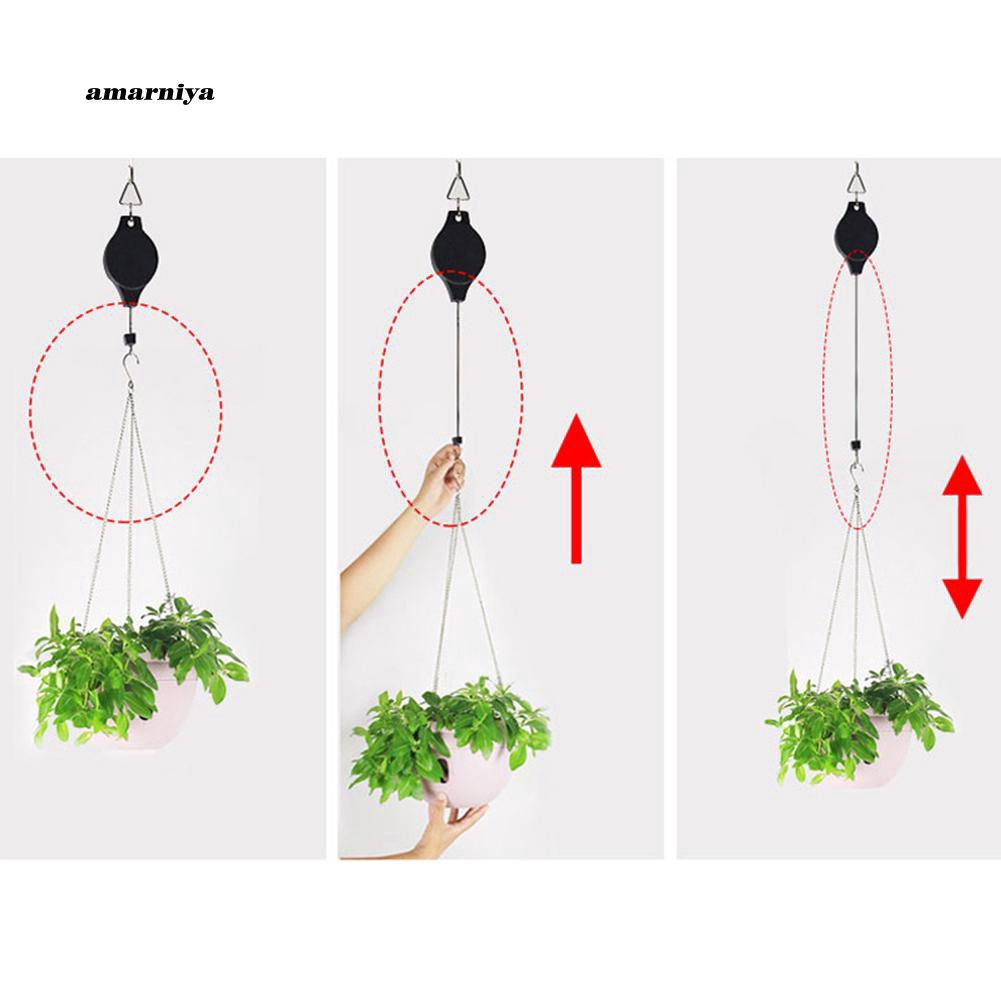 Cặp móc treo chậu cây cảnh có thể thu gọn siêu tiện lợi