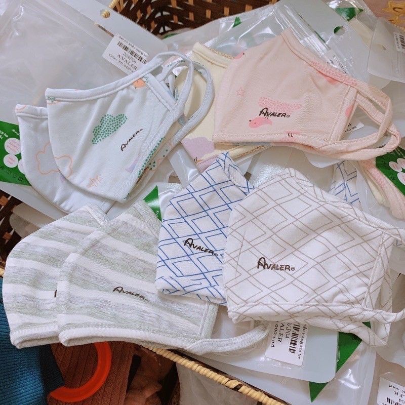 Khẩu trang sợi tre avaler cho bé