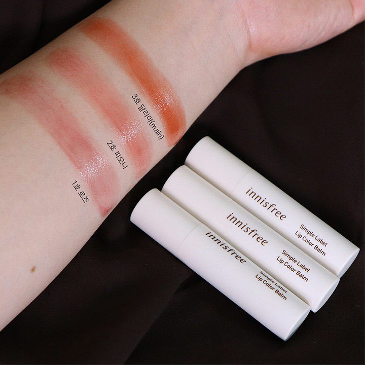 Son dưỡng có màu Innisfree Simple Label Lip Color Balm