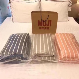 Chăn hè, Chăn Hè Muji, Chăn Cotton Đũi Kẻ Muji Siêu Mềm, Thoáng Mát, Mẫu Mới Dành Cho Mùa Hè