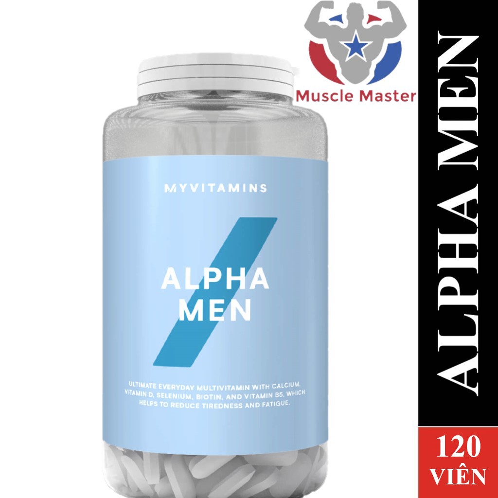 Viên Vitamin và Khoáng Chất Tổng Hợp Myvitamins Alpha Men 120 Viên